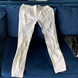 Sexy stretch White skinny jeans